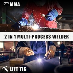 200A Stick Welder ARC/LIFT TIG Welding Machine VRD Optional LCD Display 110/220V