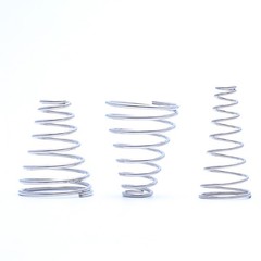 304 Stainless Steel A2 Conical Cone Compression Spring Springs 0.4-2mm Wire Dia