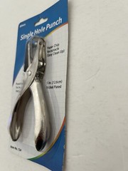 Allary Nickel Plated Single Hole Punch (5 in. – 12.6 cm)