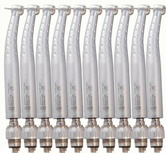 1-10pc Dental High Speed Handpiece + 4 Hole Quick Coupler Swivel GB4