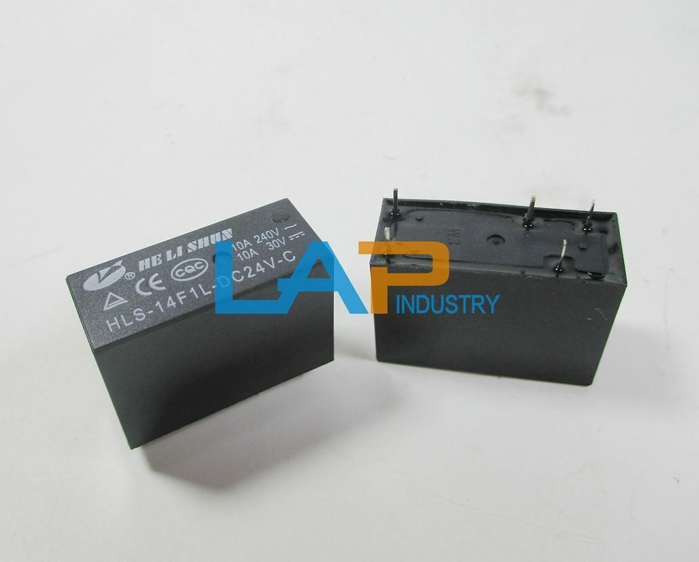 10PCS NEW HLS-14F1L-DC24V-C 24V 10A 5 feet 240V Relay