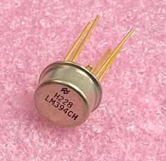 National LM394CH NPN matched pair transistors package H06C