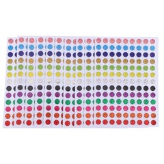 Self Adhesive Laser Color Coding Labels Assorted Shades for Home and Office Use