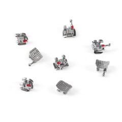Dental Ortho Brackets Mini Roth/MBT.022″/.018 Hooks 3 4 5 Monoblock /Mesh Base
