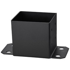 VEVOR 4 Pack 6×6 Post Base Brackets Heavy Duty Wood Post Fence Post Anchor
