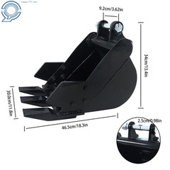 Mini Excavator Attachment 300 mm Narrow Bucket 12-inch Trenching Bucket