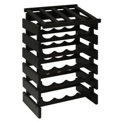 FixtureDisplays 24 Bottle Dakota Wine Rack with Display Top