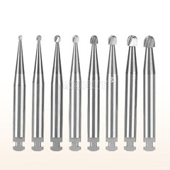 AZDENT Dental Round Tungsten Steel Carbide Burs RA Latch for Low Speed Handpiece