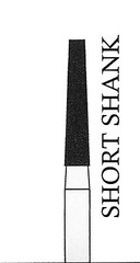 CROSSTECH Dental Diamond Short-Shank FLATENDSHOULDER-847/018S (MB4LN)-Med 5Burs