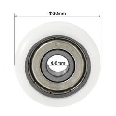4pcs Ball Bearings 8x30x8.5mm Double Shielded (GCr15) Bearings