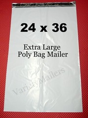 One Poly Bag Mailer 24”x 36” EXTRA LARGE Self-Sealing Shipping Bag 24 x 36