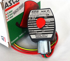 ASCO Red-Hat II 1/4″ NPT 3-Way Stainless Solenoid Valve EF8003G1