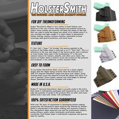 KYDEX Thermoform Sheet – (P1 Texture) – (.060 Thickness) – (8in x 12in) – (Olive