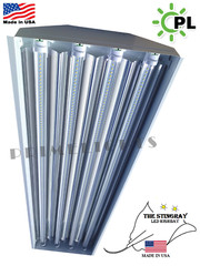 4 Bulb / Lamp T8 LED High Bay Warehouse, Shop, Commercial Light Fixture (QTY 12)