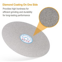 Diamond Flat Lap Disc 8″ x 1/2″ Arbor 3000 Grit Grinding Wheel