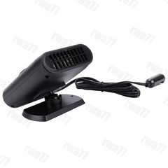 1x New 200W 12V Car Heater Cooling Fan For Windshield Defrosting – Orange/Black