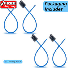4 PCS Condensate Flexible Drain Brush, 15.7 in Nylon and PVC Drain Line Cleaning