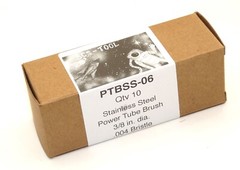 10X SCSTool PTBSS-06 3/8″ Stainless Steel Power Tube Wire Brush Made in USA