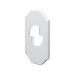 Arlington 8100LP Mega Siding Plate W/ Mounting Bracket, 3-1/2 In Dia, Plastic