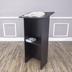 Black Wood Podium Church Pulpit School Lectern Conference Debate Stand23X15X44″