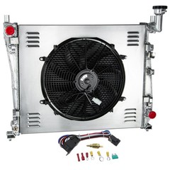 4 Row Aluminum Radiator Fan Shroud for 2011-2021 Grand Cherokee Durango CU13200
