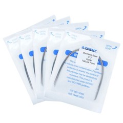 AZDENT Dental Orthodontic Round Arch Wires Nature Form Arch Wire StainlessSteel