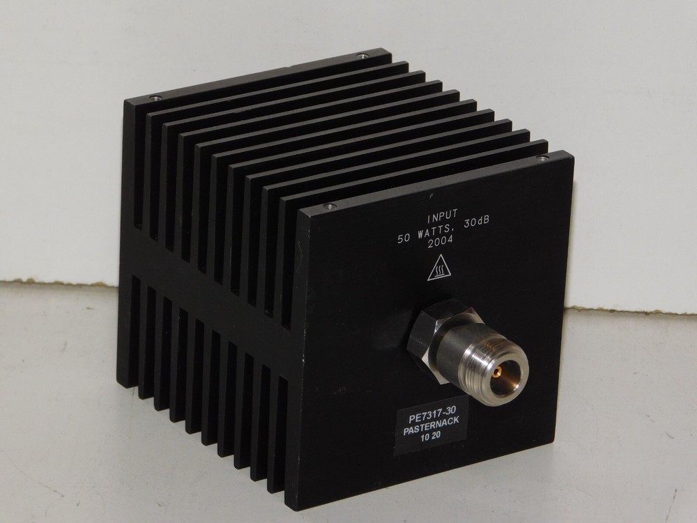 Pasternack PE7317-30 30 dB Fixed Attenuator N Female Male Directional 50W 18GHz