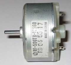 Mabuchi RF-500 Motor – 1.5 to 12 VDC – Solar Motor – Mabuchi RF-500TB-12560