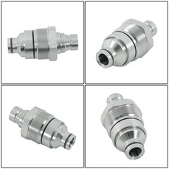 373-6967 Male Flat Face Coupler Compatible For Caterpillar 226D 262D 279D