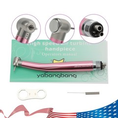 Dental Fast High Speed Handpiece Air Turbine Push Button 4Hole NSK Style Color
