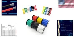 18 AWG 6 Color Silicone Wire Kit 50ft Spool