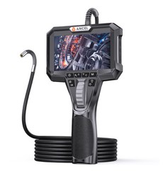 ANCEL Two-Way 180°Articulating Borescope 6.2mm Industrial Endoscope Camera 1080p