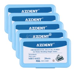 Dental Bondable Monoblock Non-Convertible Single MBT 0.022 Buccal Tub 1st Molar
