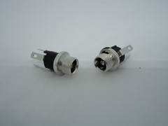 2Pcs Pack Lot 9mm Round DC Jack Power Supply Power Socket Female 5.5×2.5mm 3 Pin