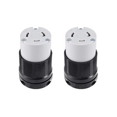 2-pk NEMA L5-30C Female Twist Lock 30A 125V 3 Wire Locking Receptacle L5-30 L530