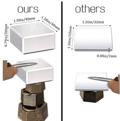 Neodymium Block Magnets, 40x40x20mm Super Strong Permanent Magnet 4pack
