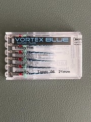 Dentsply Tulsa Dental Vortex Blue .06 Taper rotary files 6/pk , 38 PACKS NEW!