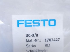 246473 New-No Box; Festo UC-3/8 Air Silencer 1707427; 60dB; G3/8 Threads