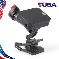 Wireless 5W Dental LED Clip-On Headlight 2 Magnetic Battery for Binocular Loupes