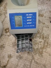 Royal Sovereign Coin Sorter Fast Sort 4-Row Counter FS-4DA Tested & WorkingREAD