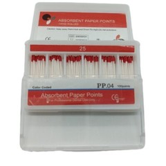 10Packs Dental Absorbent Paper Points Taper 0.04 25# Fit Endodontic Root Canal