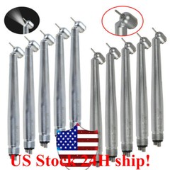 Dental 45° Degree Surgical High Speed (LED E-generator) Handpiece Push 4 Holes