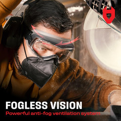 Nocry anti Fog Safety Goggles for Men and Women with Premium anti Scratch Coatin