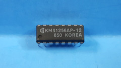 (4 pcs) IC, KM41256AP-12, SAMSUNG, 256k Dram 16p, 16p DIP