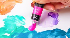Acrylic Paint Set, 15 x 12ml Tubes Artist Quality Non Toxic Rich Pigments Colors