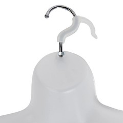 Molded Man’s Shirt Torso Form Fits S – L Hanging Male Mannequin White