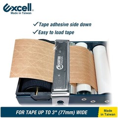 Excell Water-Activated Paper Tape Dispenser Handheld Gummed Cutter for Cartons