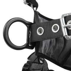 PRO+ Slate Gray Construction Harness with Quick Connect Chest & Legs Comfort Pad