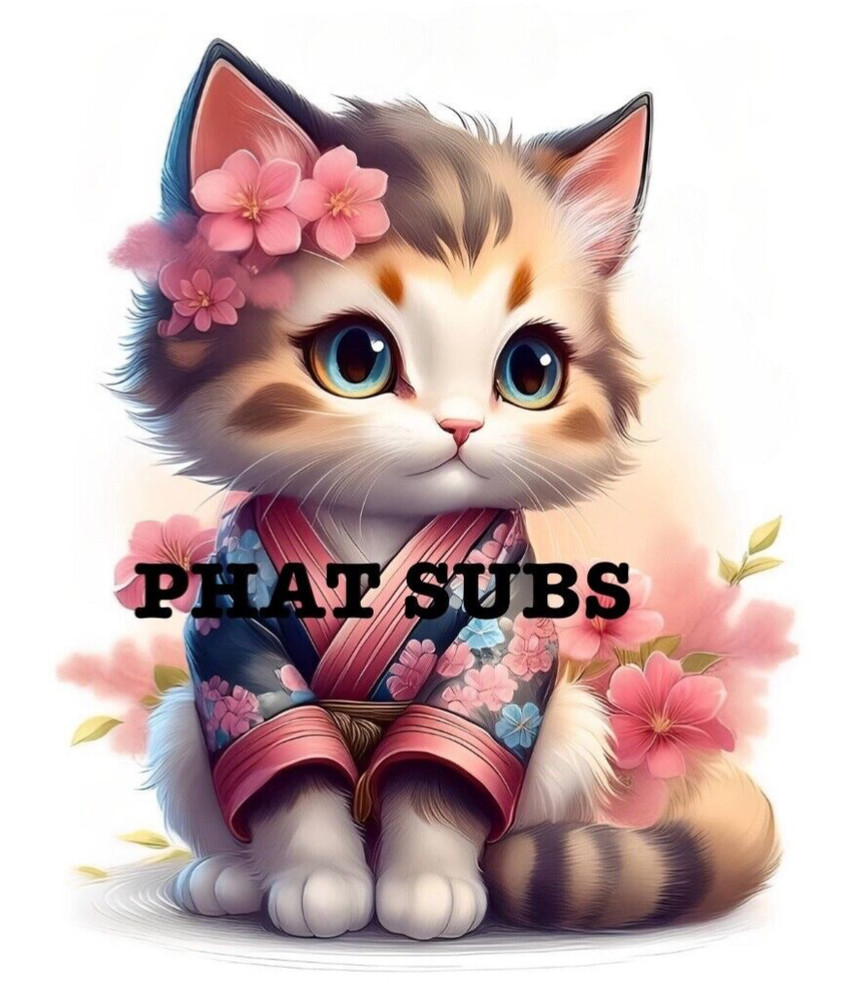 Sublimation Print Asian Cat Ready To Press Heat Transfer