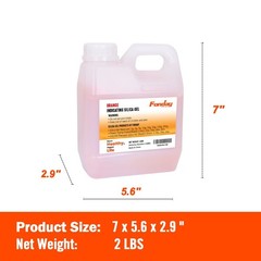 2LB Moisture Indicating Silica Gel Desiccant Orange to Green Rechargeable In…